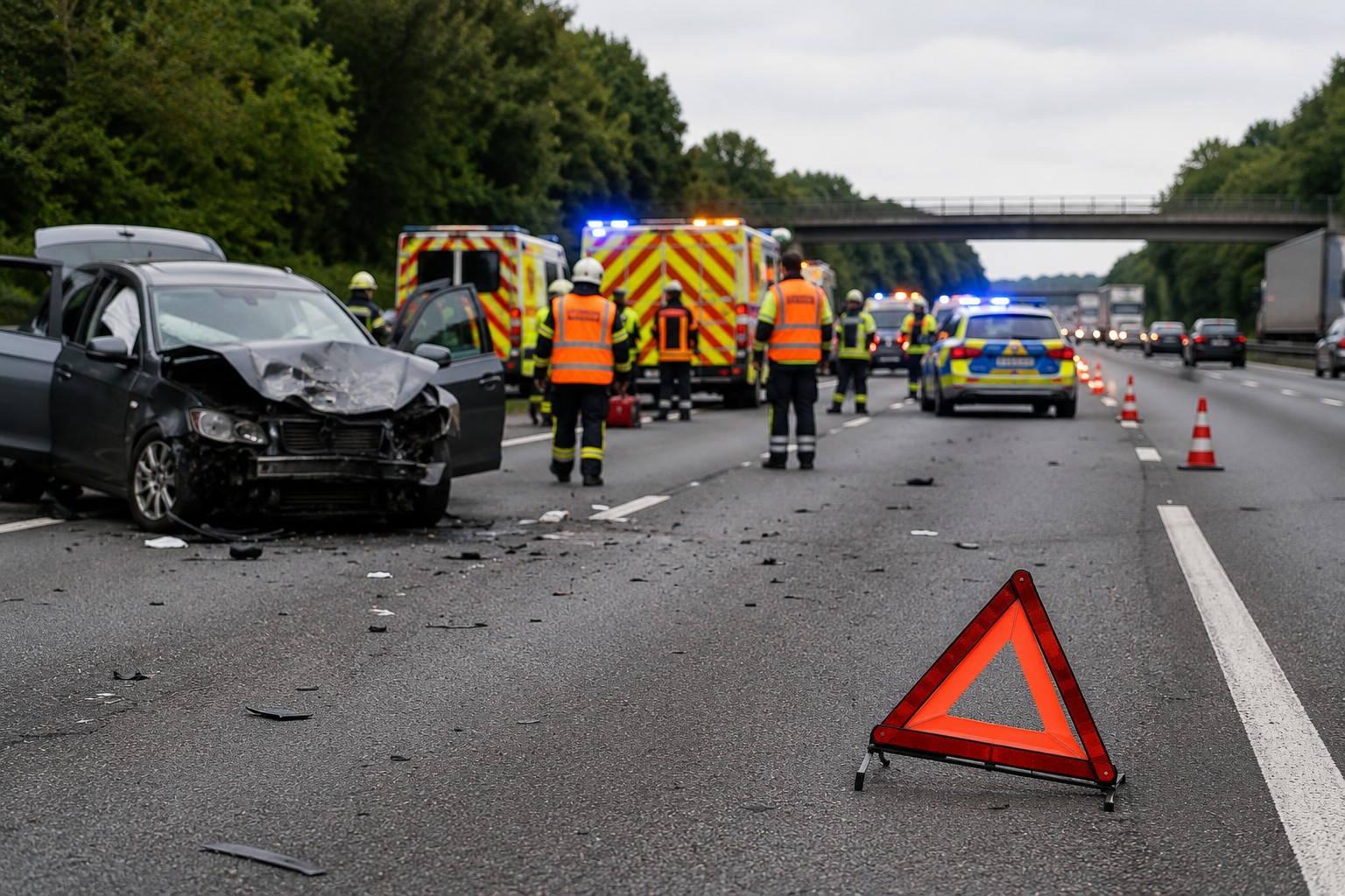 Rettungswagen im Einsatz