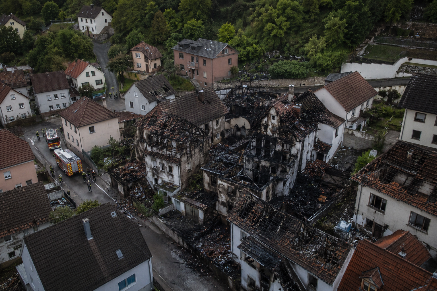 Lambrecht: Update nach Großbrand – fünf Wohnhäuser unbewohnbar