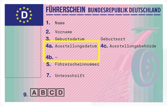 Muster Führerschein