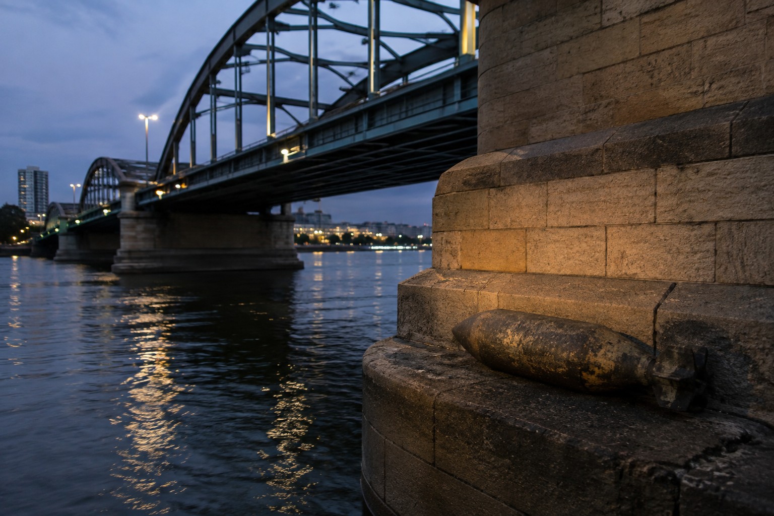 Ludwigshafen/Mannheim: Konrad-Adenauer-Brücke nach Granatenfund vollständig gesperrt