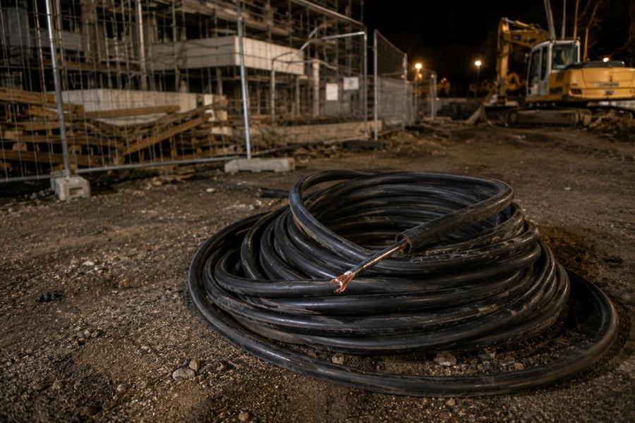 Bensheim: Kabeldiebe schlagen auf Baustelle zu – Polizei bittet um Zeugenhinweise