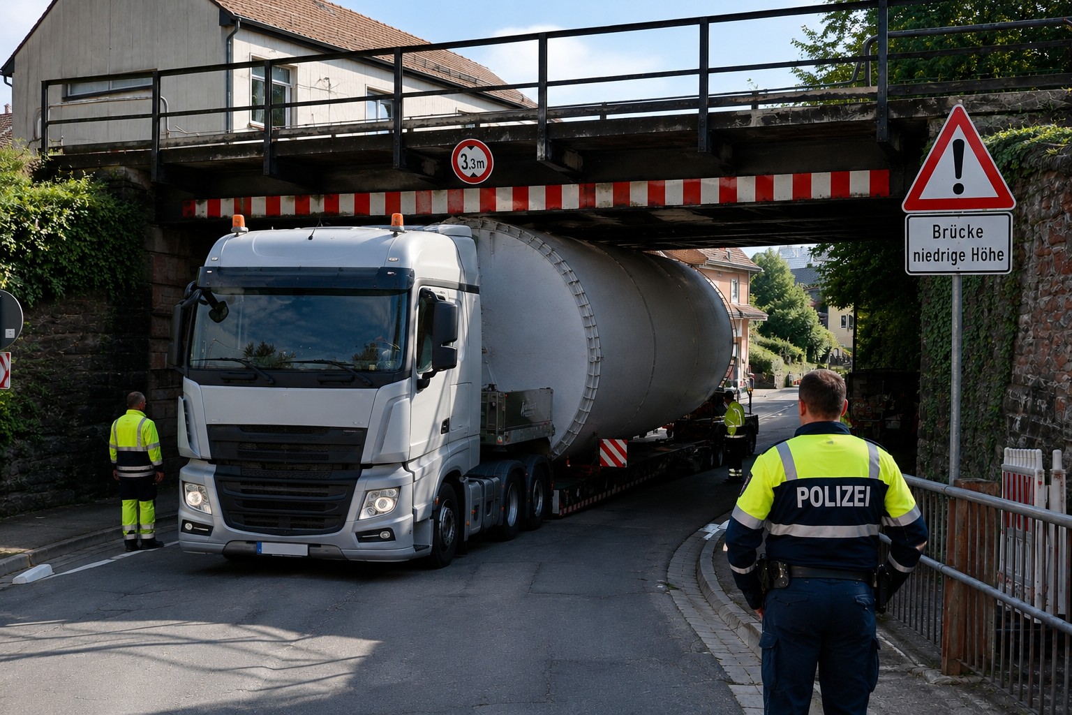 Polizei-LKW