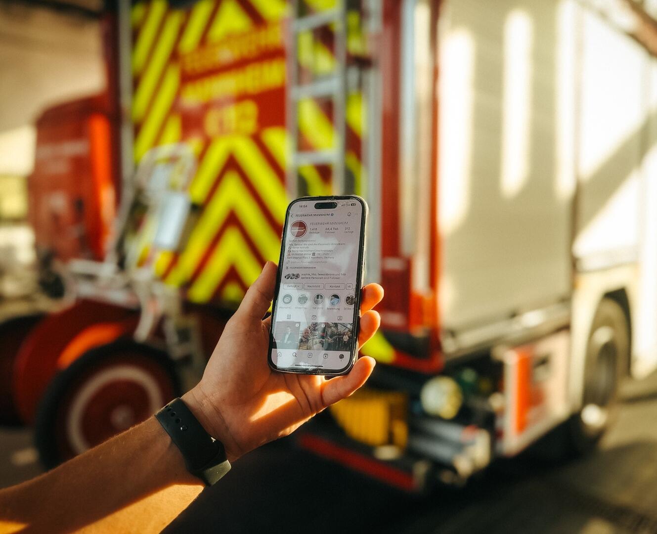 Feuerwehr Mannheim startet auf Social Media