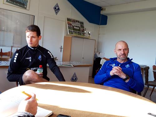 (Foto: Spowo) Marco Schuster und Bernhard Trares - mit dem SVW zu Gast bei 1860 München 20200206 120027 Copy