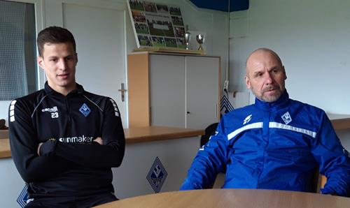 (Foto: Spowo) Michael Schultz, links, und Bernhard Trares freuen sich auf das Derby gegen Kaiserslautern 20200227 120246 Copy