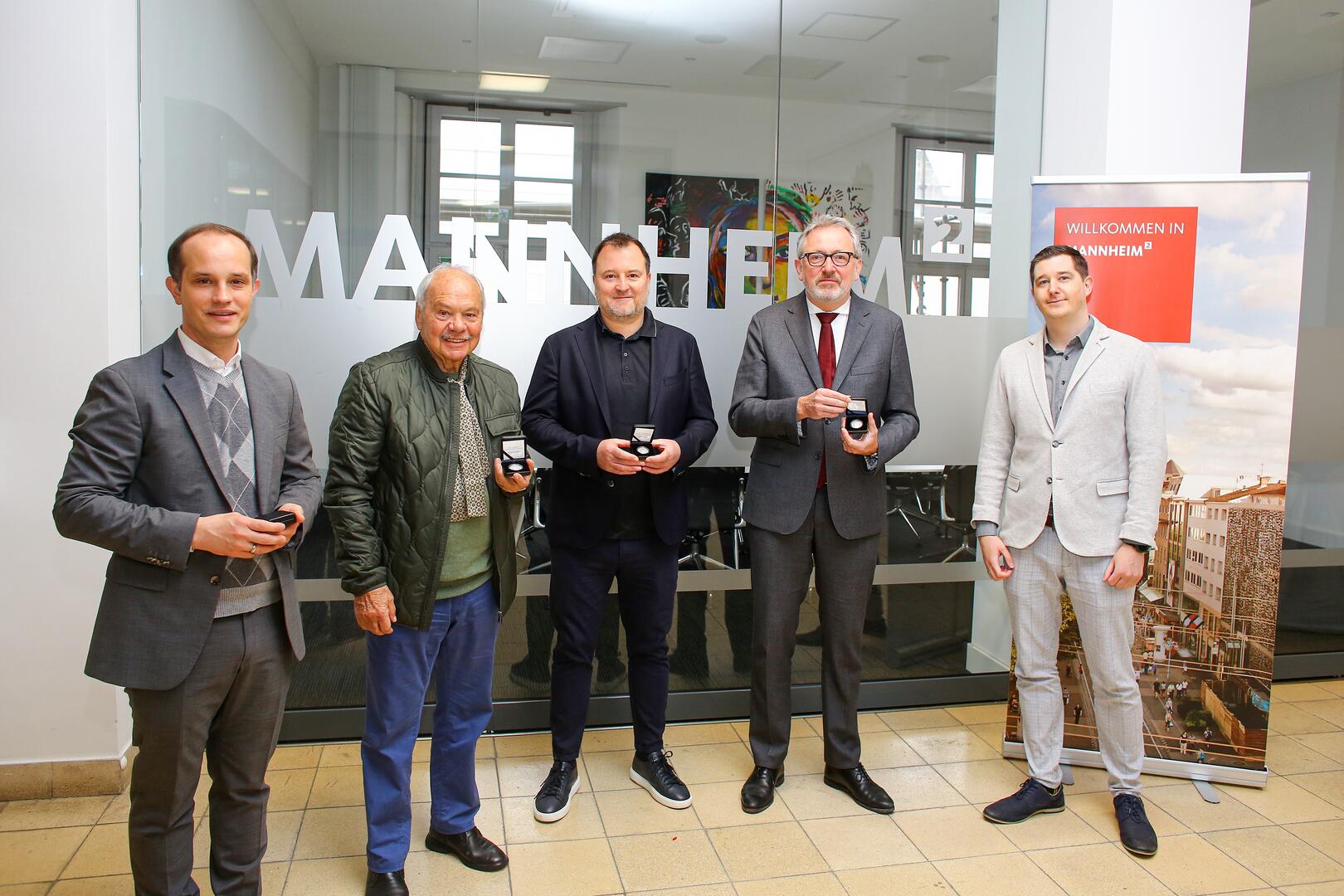 Stadt Mannheim Markus Proßwitz Muenze