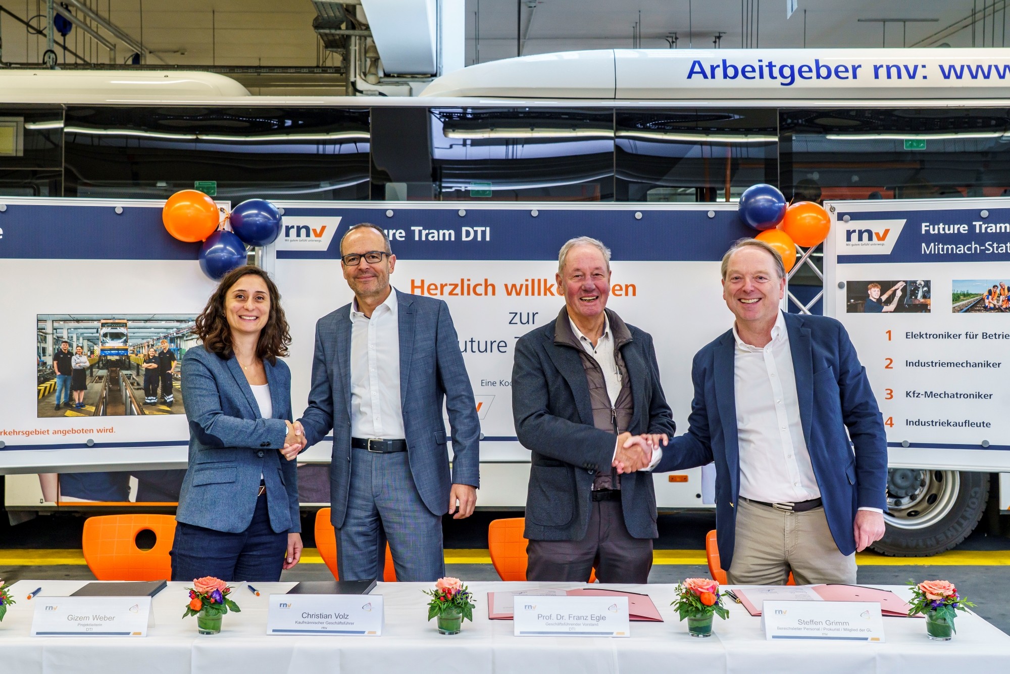 Mannheim: DTI und rnv starten Kooperation für Ausbildungsperspektiven
