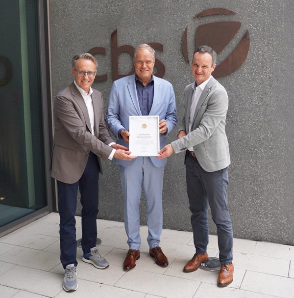 Heidelberg: Wirtschaftssiegel an cbs Corporate Business Solutions verliehen