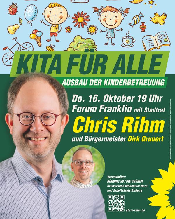 Mannheim-Franklin: Grüne laden zur Diskussion über Zukunft des Kita-Ausbaus ein
