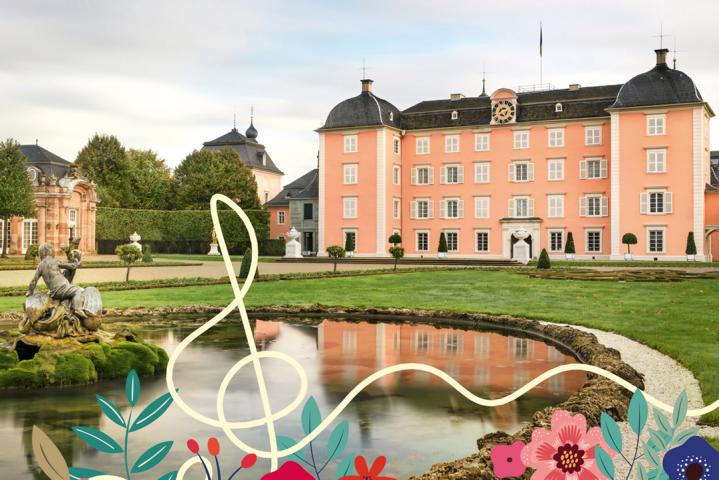 Schloss und Schlossgarten Schwetzingen  Klingendes Schwetzingen: Der Schlossgarten wird zur Bühne für Musik, Tanz und Akrobatik