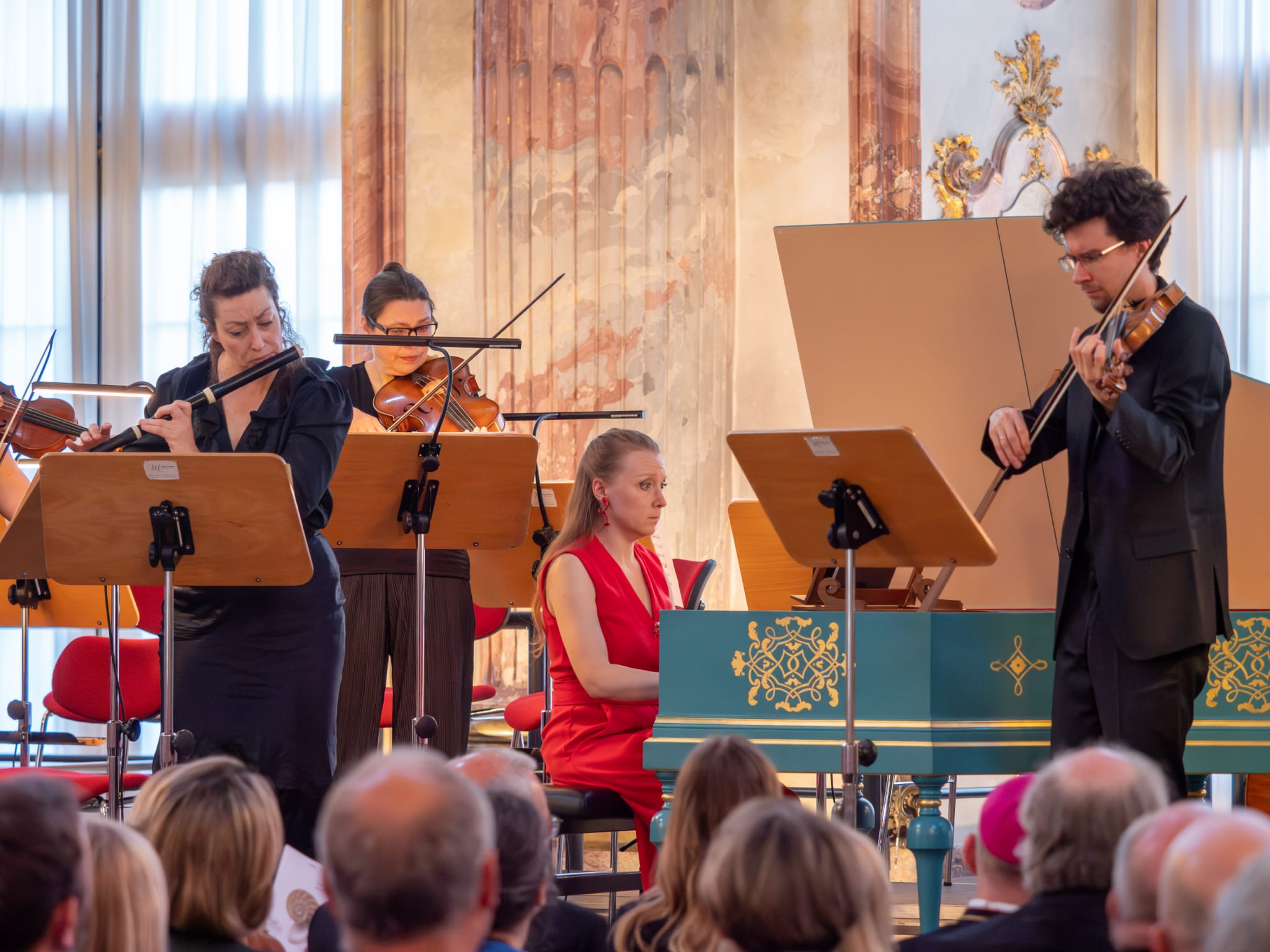 Würzburg: B`Rock Orchestra, Olga Pashchenko und Andreas Staier