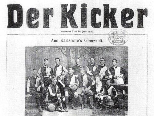Das erste Titelbild des "kicker" vom 14. Juli 1920 3 format1001 Copy