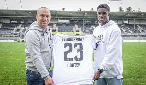 (Foto: SVS) SV Sandhausen holt Christian Conteh auf Leihbasis Conteh wechselt zum SVS Copy