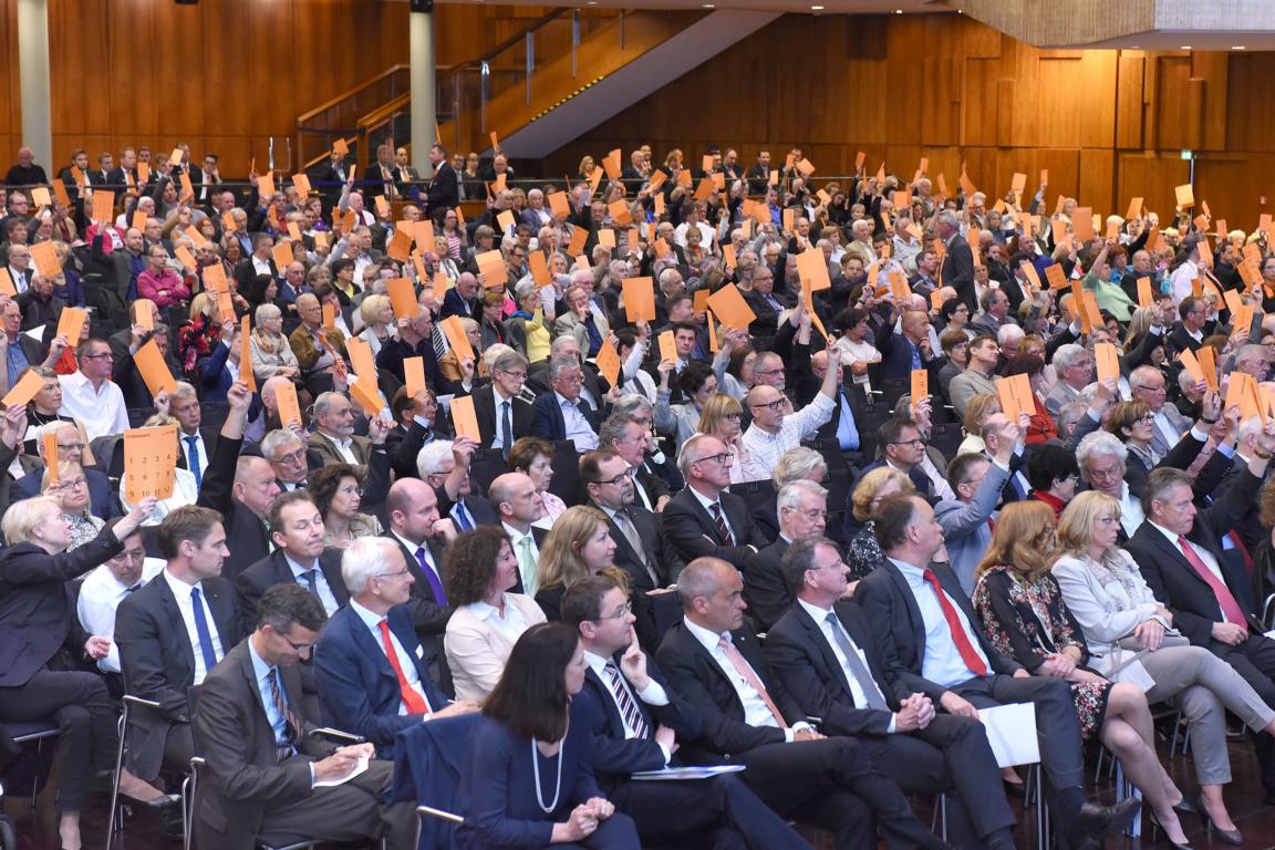 Vertreter bei Abstimmung