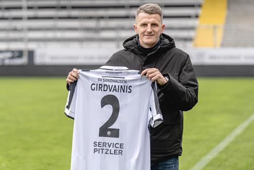 (Foto: SVS) Edvinas Girdvainis läuft zukünftig für den SV Sanhausen auf Girdvainis