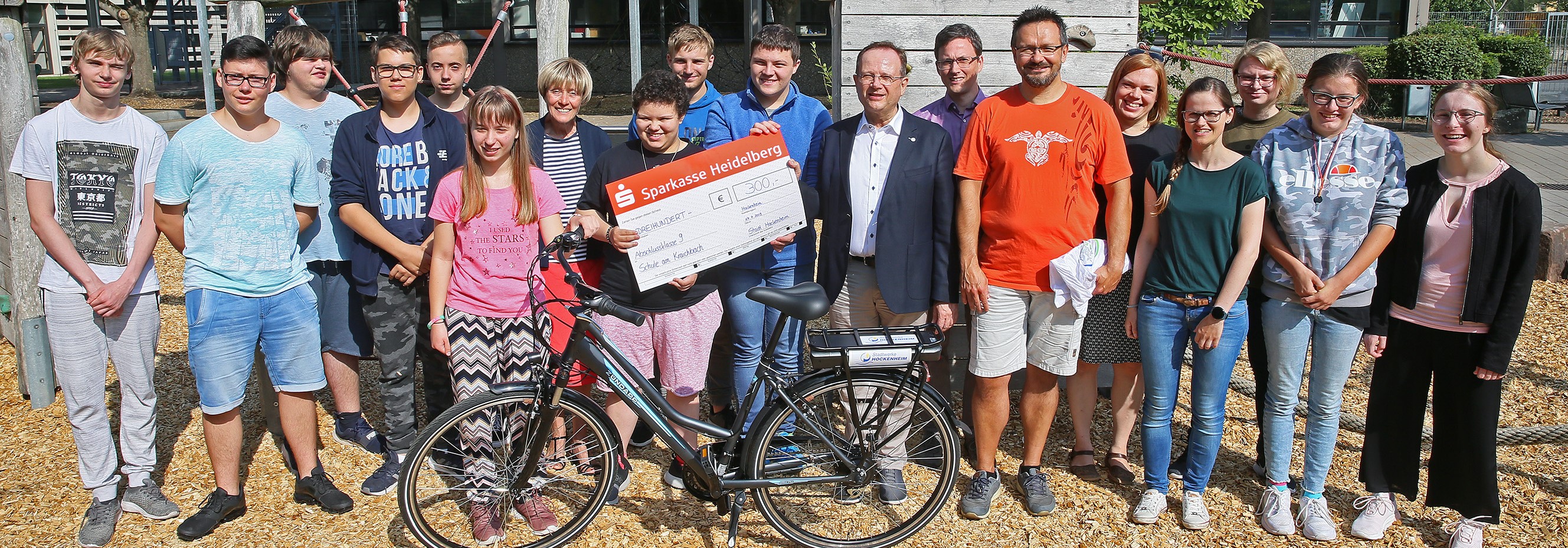 Stadtverwaltung Hockenheim 2019 07 22 Verwaltung Preisübergabe STADTRADELN