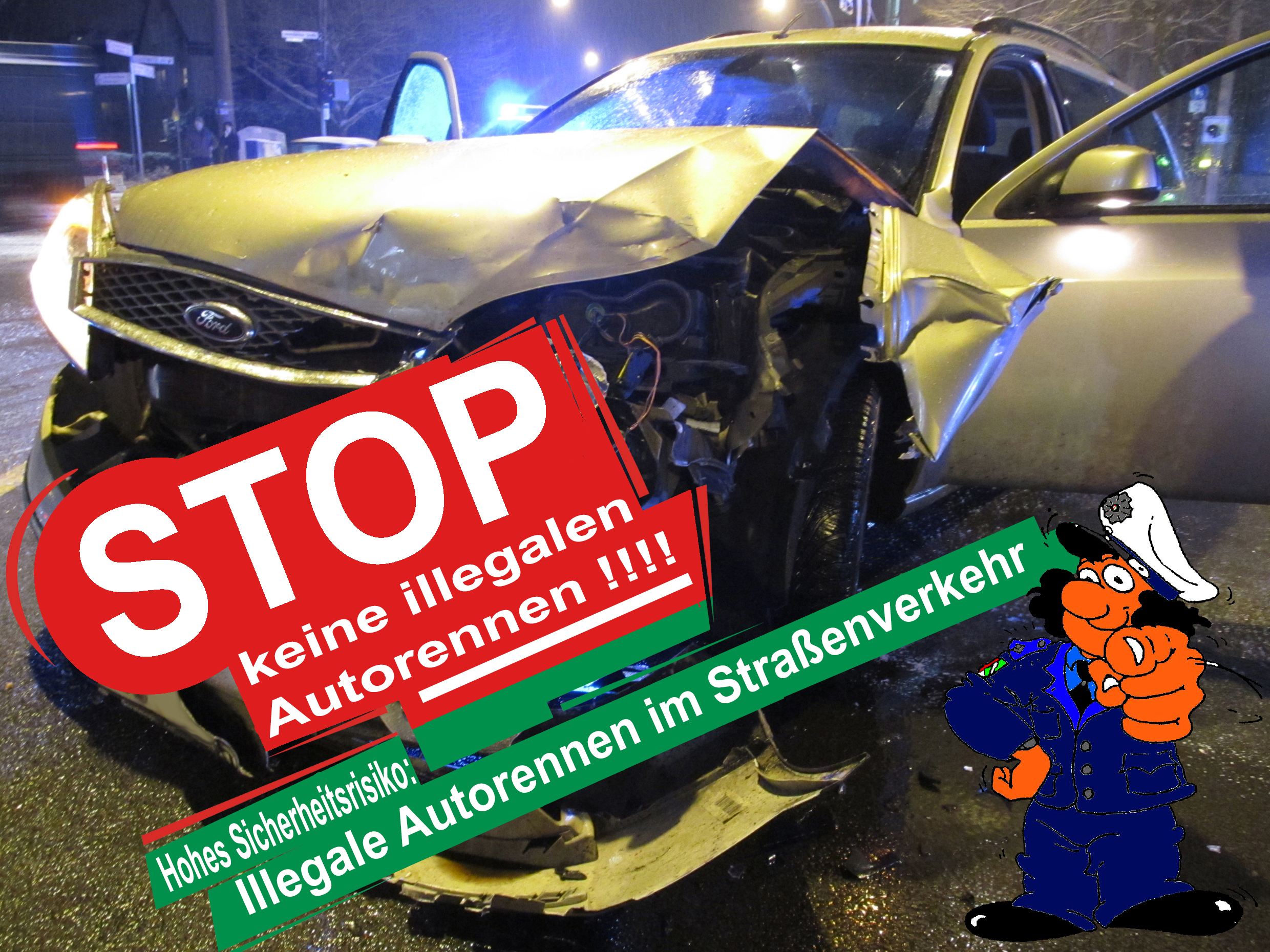 POL-ME IllegaleAutorennen 1