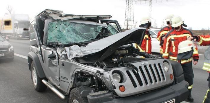 K1024 pol pdnw verkehrsunfall mit hohem sachschaden rhein pfalz kreis dannstadt schauernheim a61