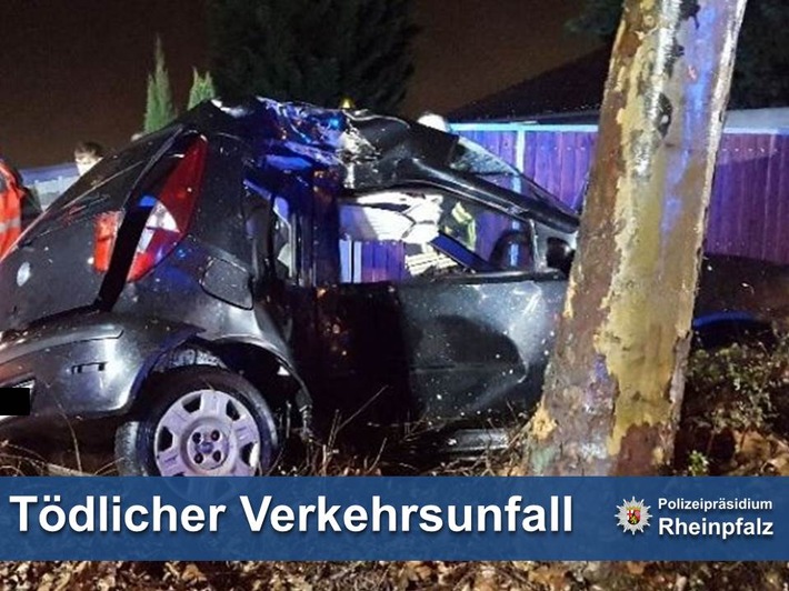 pol-pprp pol pprp toedlicher verkehrsunfall