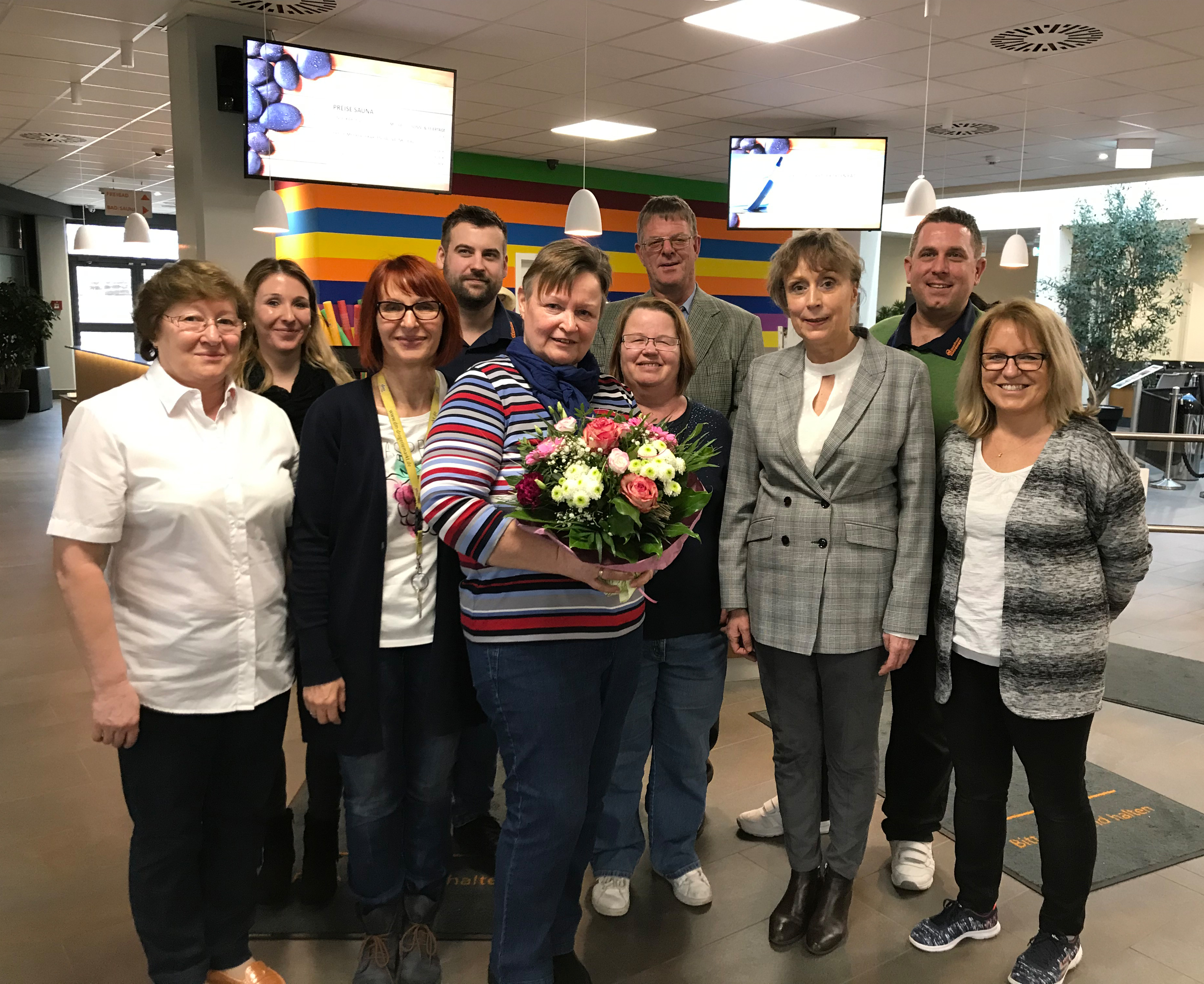 Stadt Hockenheim 2019 01 29 Stadtwerke Verabschiedung Gudrun Marten