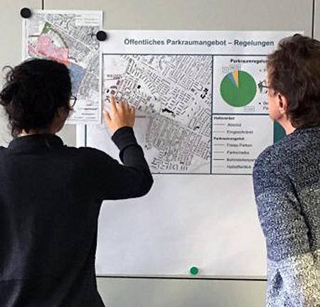 Stadt Mannheim Foto Verkehrsworkshop Waldhof