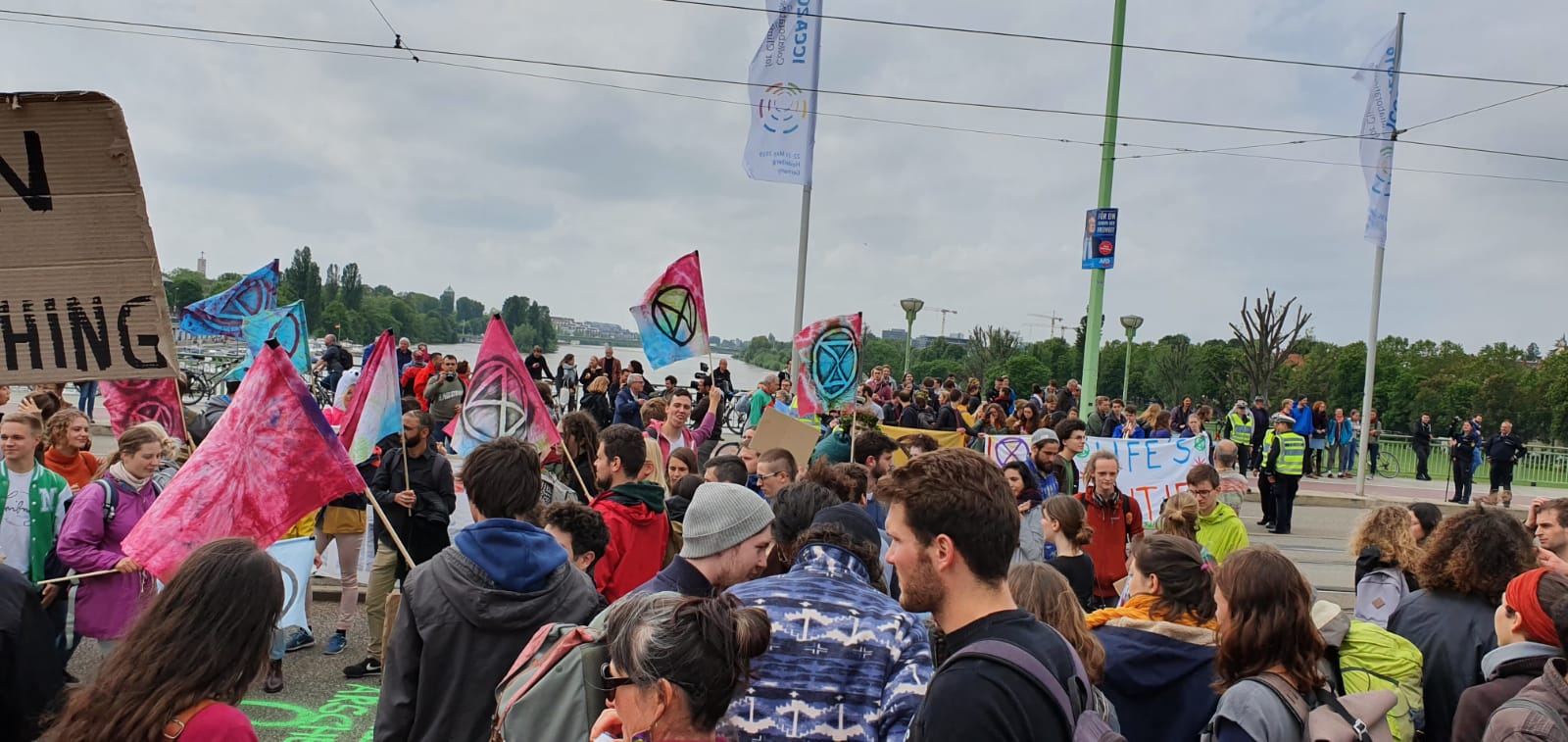 Extinction Rebellion Heidelberg Brückenblockade Extinction Rebellion Heidelberg