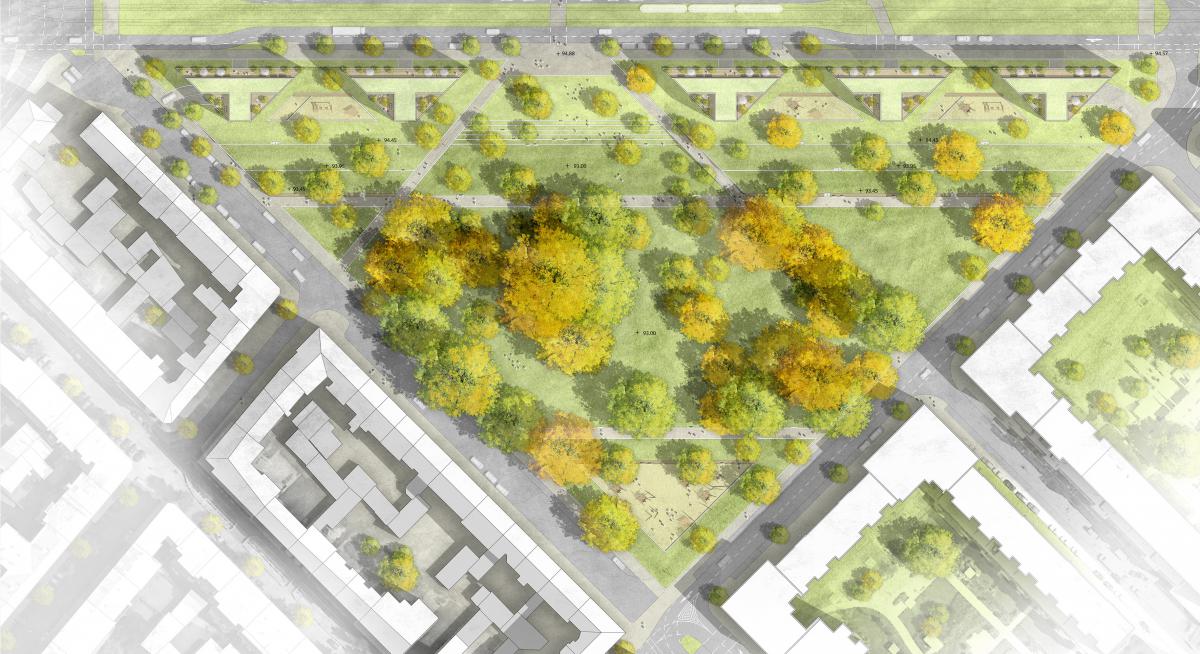 © Stadt Mannheim, Fachbereich Presse und Kommunikation 151202 hanns gluckstein park plan 1