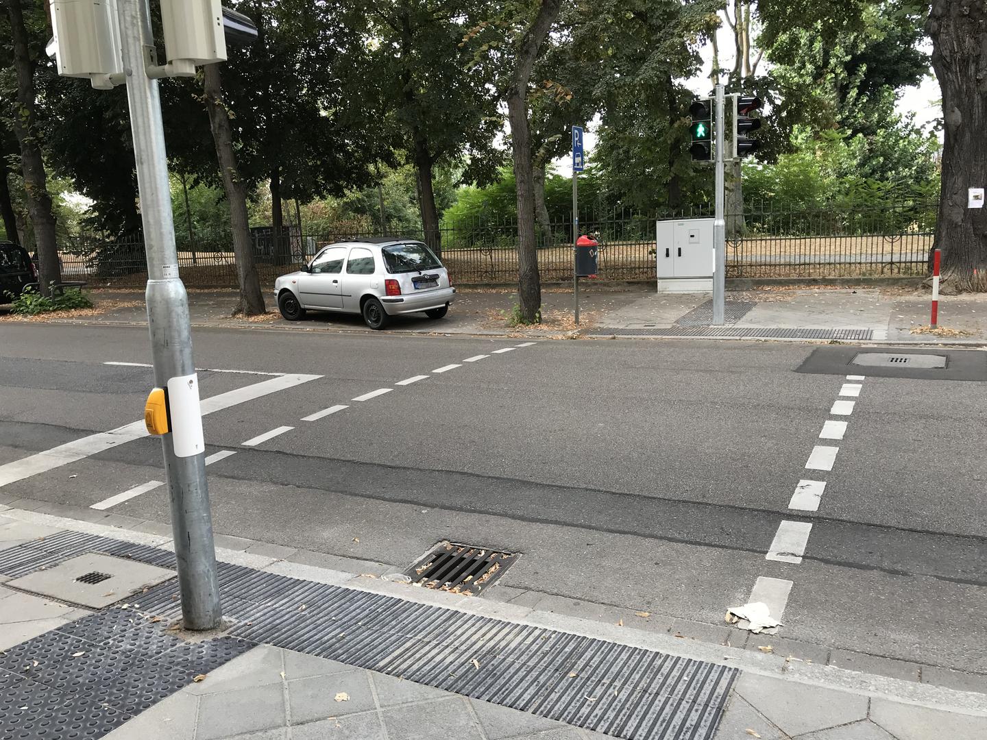 Stadt Mannheim Ampel Dammstraße