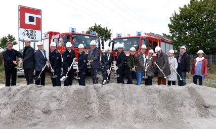 Thomas Tröster Spatenstich Feuerwache Nord 2