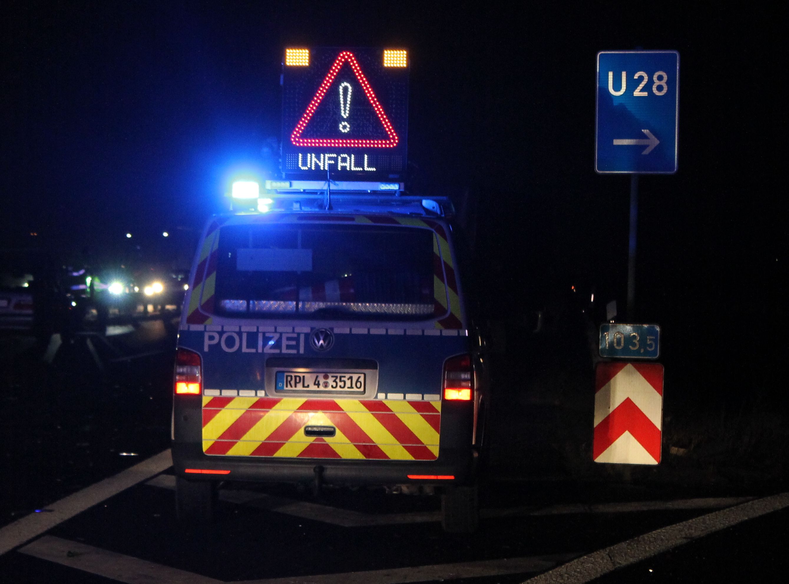 Pol-Lu UnfallA65UmleitungU28