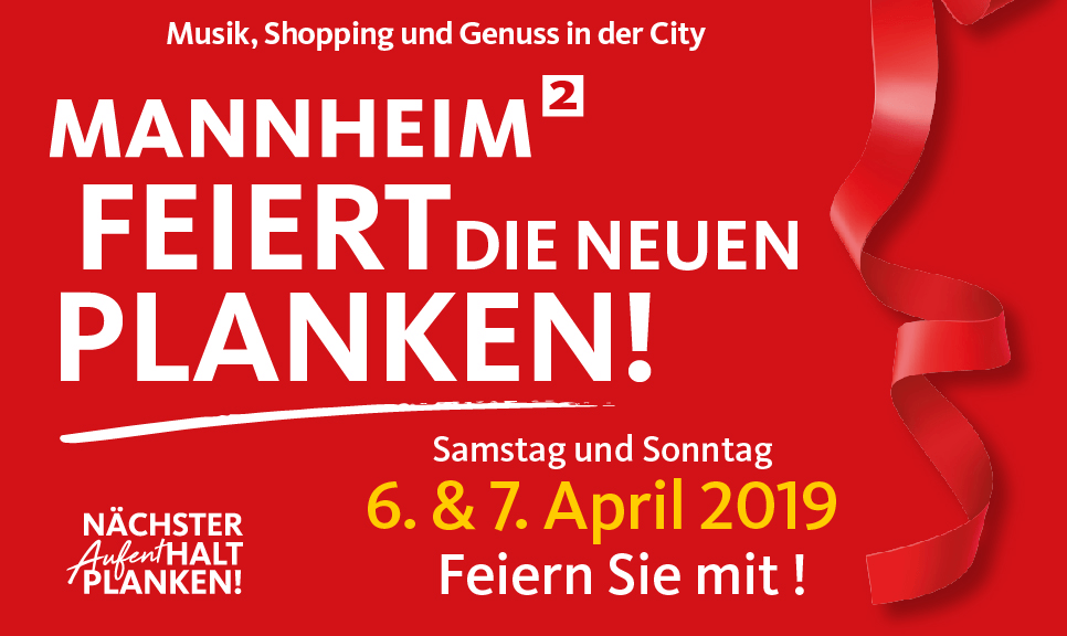 Stadt Mannheim planken feier 0
