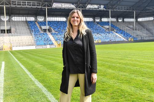 (Foto: PIX/M.Ruffler) Jennifer Schäfer, seit März Geschäftsführerin beim SV Waldhof VfR Bis 2
