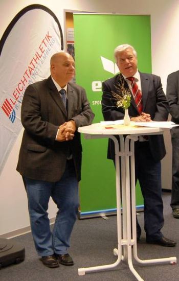 Jürgen Scholz (WLV-Präsident) und Philipp Krämer (BLV-Präsident und ArGe BWLV-Geschäftsführer)