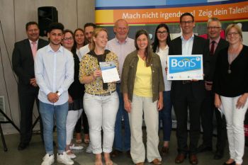 K1024 Bild zur Presseinformation 1655 Boris Berufswahlsiegel für Theodor Heuss Schule in Sinsheim