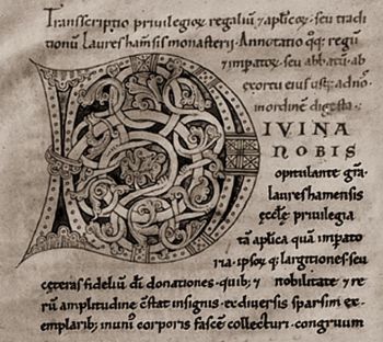 K1024 Initiale Lorscher Codex