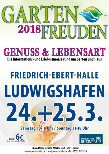 Plakat Gartenfreuden 2018 A1