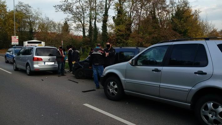 PDLU pol pdlu verkehrsunfall mit drei leichtverletzten personen